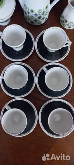 Сервиз кофейный Freiberger ГДР. Полный