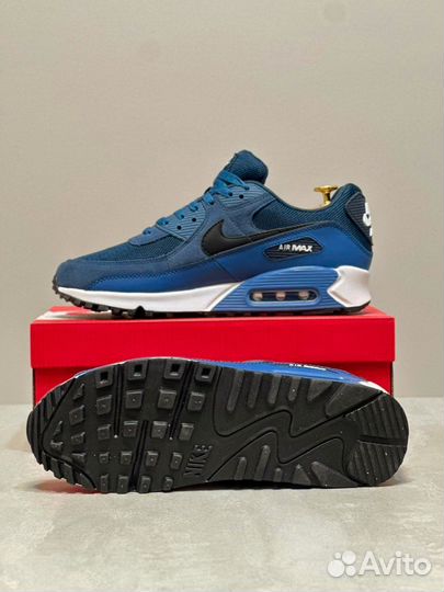 Кроссовки мужские nike air max 90 синий