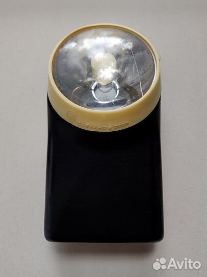 Фонарик на батарейках. СССР. Ретро. Винтаж