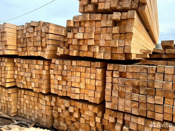 Брус обрезной 100х150х6000мм