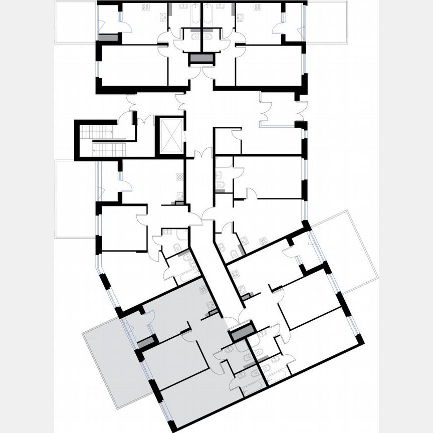 2-к. квартира, 62,2 м², 1/3 эт.