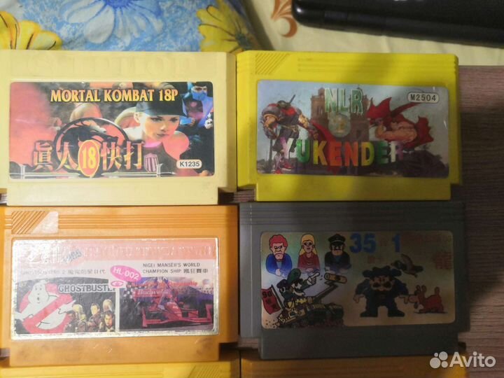 Картриджи для dendy (денди) 80-90 оригинал