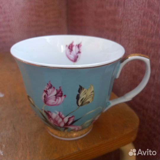 Фарфоровая чайная пара