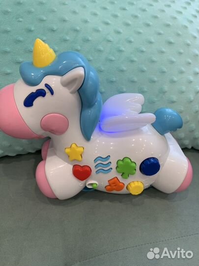 Игрушка ночник единорог