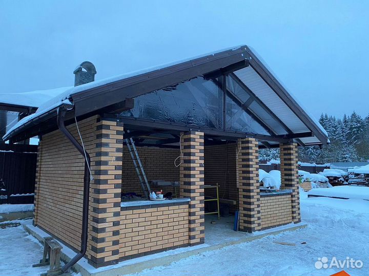 Мягкие окна по вашим размерам прозрачные