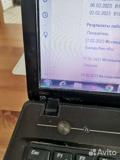 Ноутбук lenovo g580