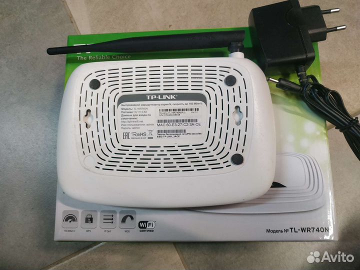 Wifi роутер tp link tl-wr740n