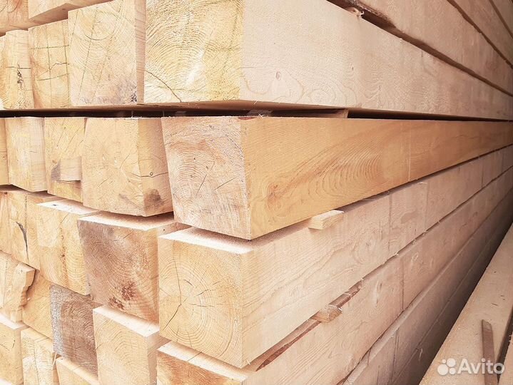 Обрезной брус 200х200х6000 1 сорт Гост из хвои