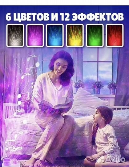 Детский ночник проектор новый