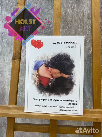 Портрет на холсте по фото