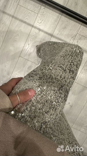 Брюки в паетку