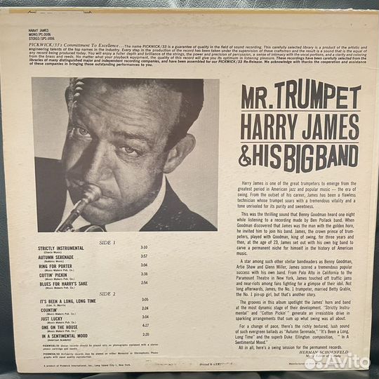 Harry James & His Big Band* – Mr. Trumpet