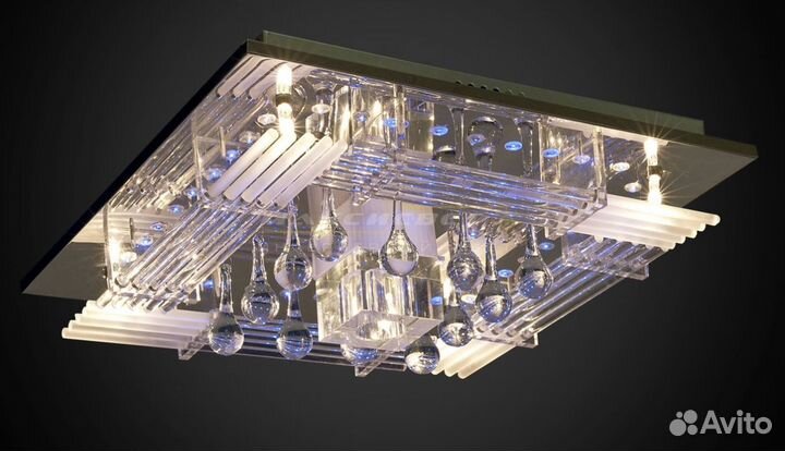 Люстра потолочная 1617-5-CR-LED