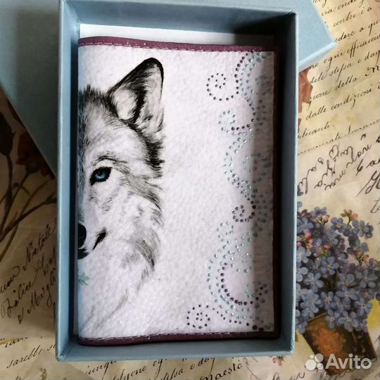 Обложка на паспорт натуральная кожа