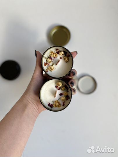 Аромасвечи из натурального воска ручная работа