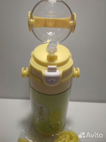 Термос-поильник детский с трубочкой и крышкой