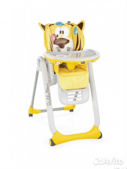 Стульчик для кормления chicco polly