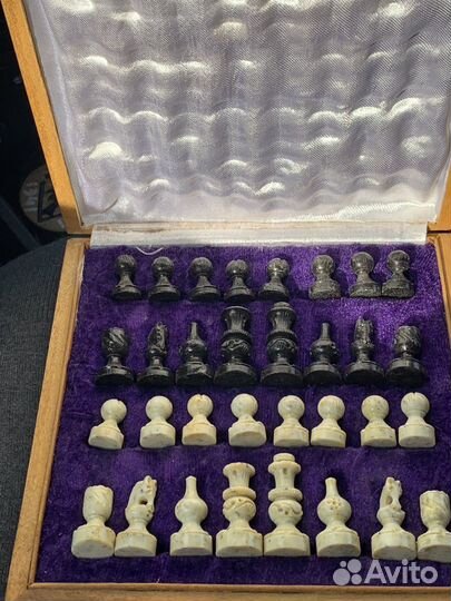 Шахматы резные оникс