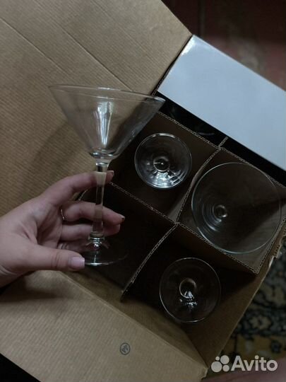 Бокалы для мартини новые