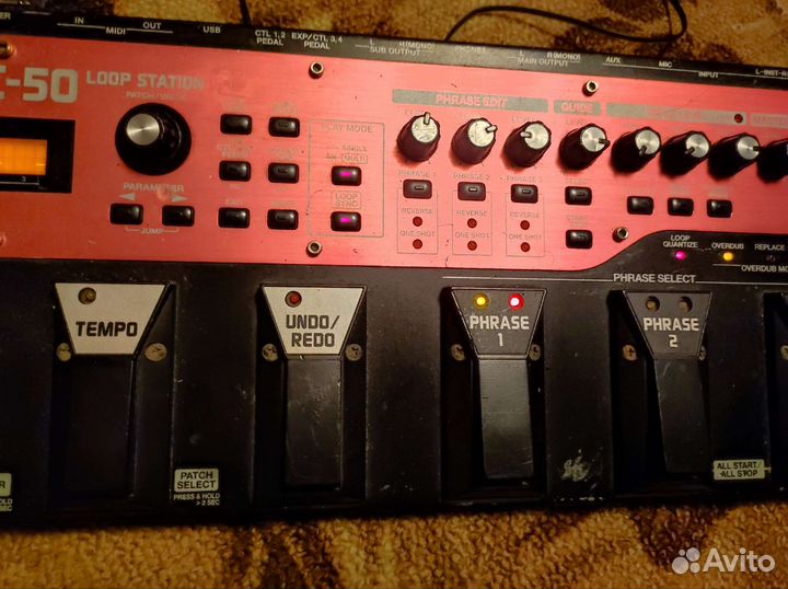 Гитарный процессор boss rc 50 loop station