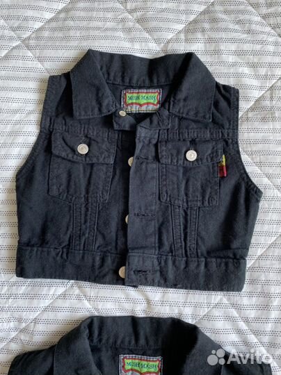 Жилет джинсовый детский 80-104
