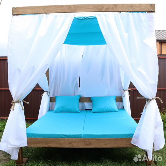 Матрас в беседку м, бунгало м, шторы в бунгало