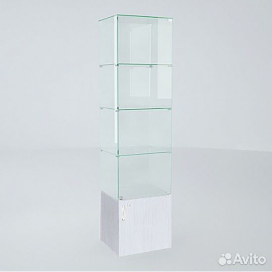 Стеклянная витрина пенал б/у
