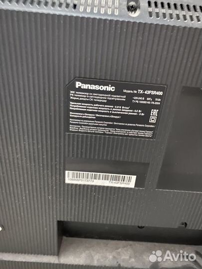 Телевизор panasonic 43