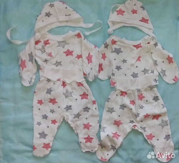 Одежда для девочек, для двойни 56 62