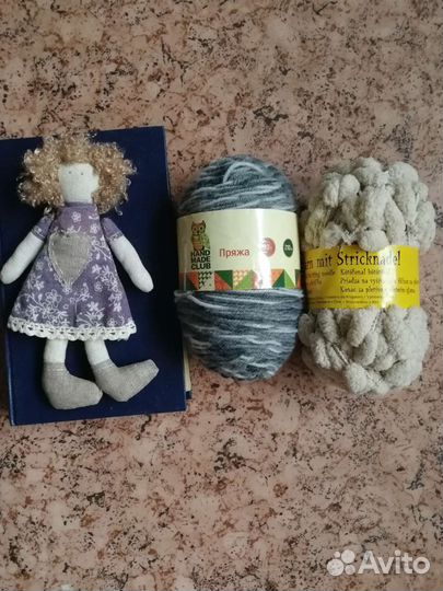 Пряжа, капроновая нить трощеная