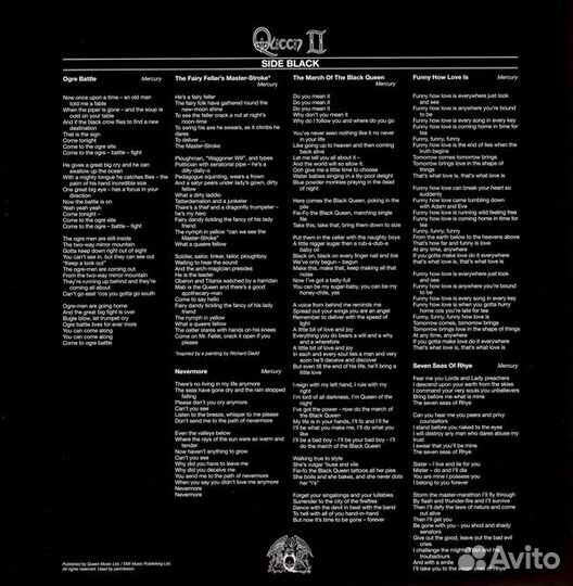 Виниловая пластинка Queen - Queen II (180 Gram Bla