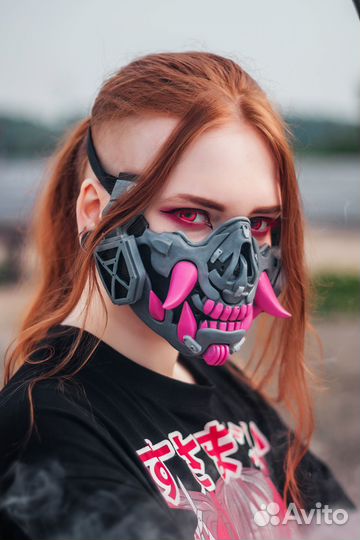 Маска Киберпанк. Карнавальный костюм для Хеллоуина