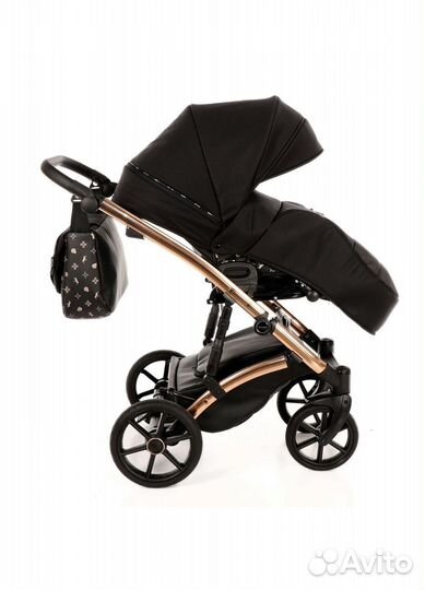 Коляска 2 в 1 Tako Laret Imperial чёрный - золото