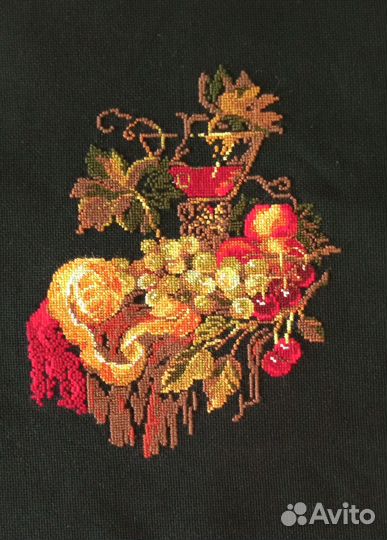 Схемы с образцами ниток для вышивания крестом