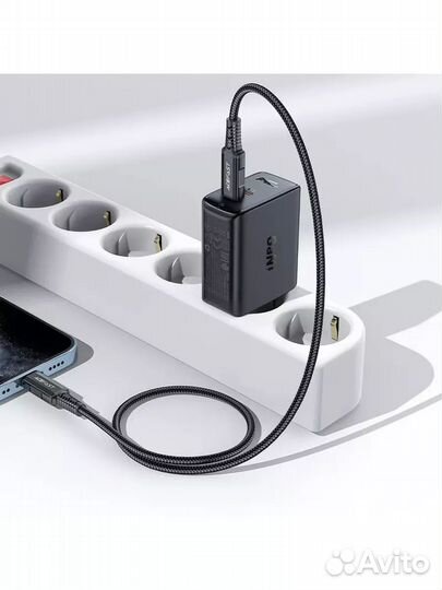 Сзу acefast A29 PD50W белый GaN USB-C+USB-C dual