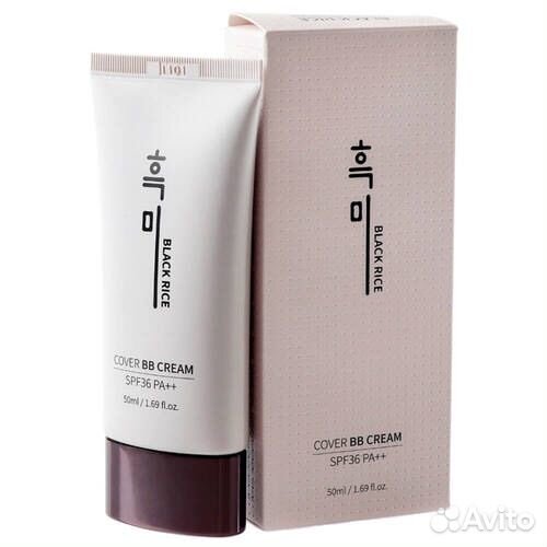 Вв-крем Black Rice 21 тон с черным рисом Корея