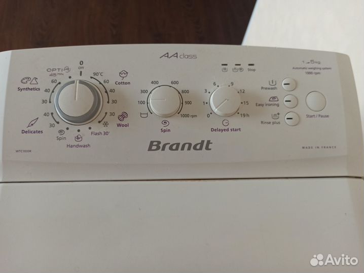 Стиральная машина с вертикальной загрузкой