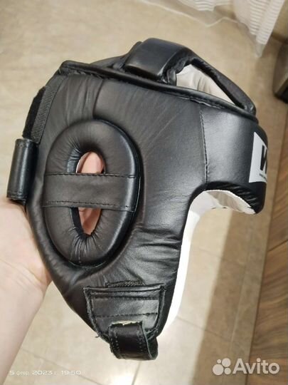 Шлем для единоборств размер М (кожаный)