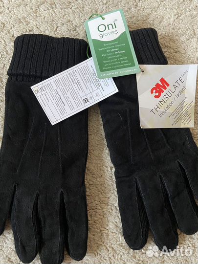 Перчатки рабочие кожаные