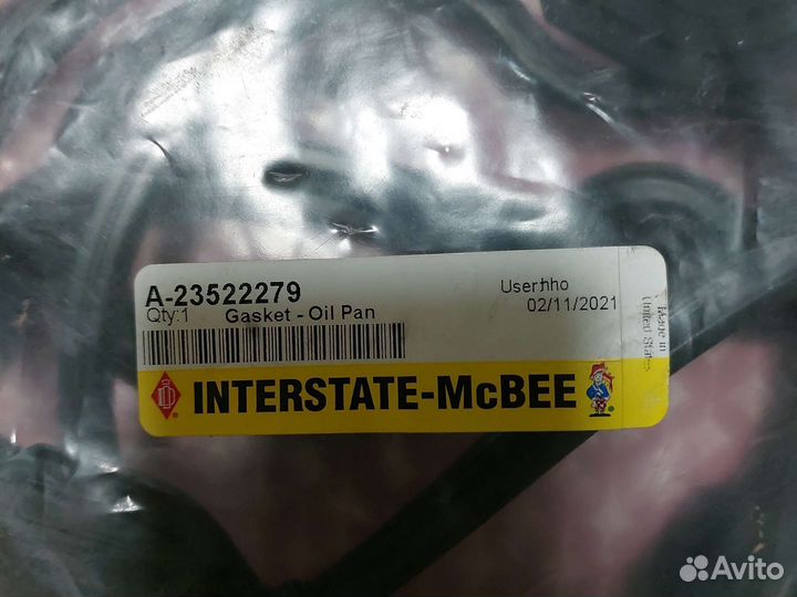 Прокладка масляного поддона картера