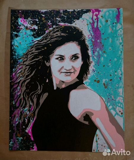 Портреты под заказ Поп-арт