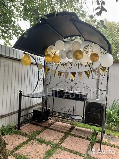 Мангал с крышей, мангалы в стиле лофт