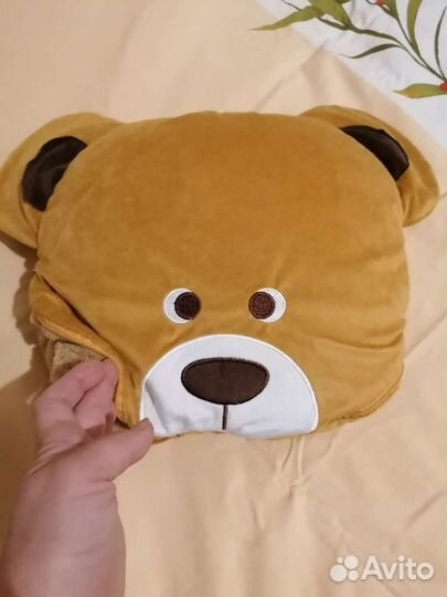 Подушка игрушка с пледом