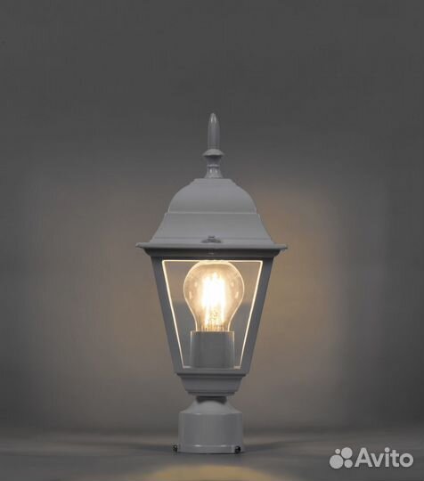 Светильник садовый на столб PL4103 е27 белый