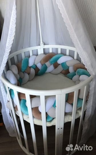 Бортик косичка