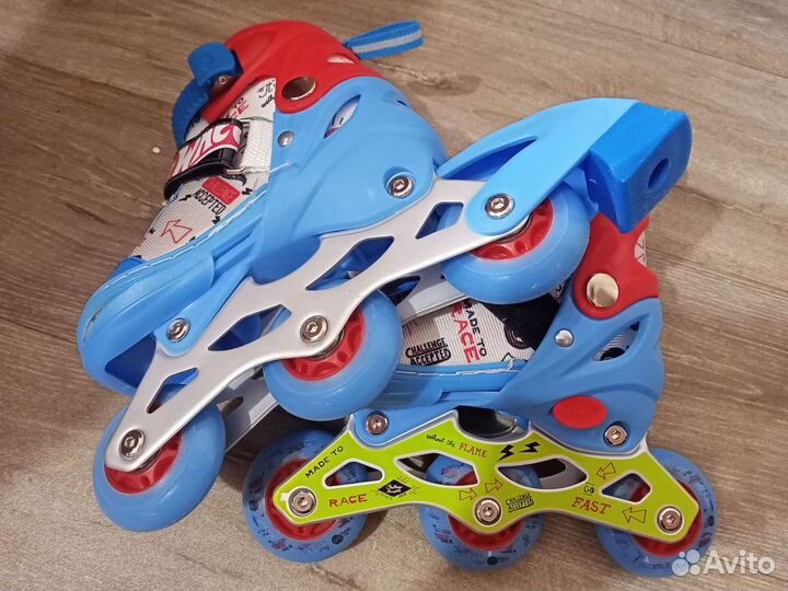 Роликовые коньки детские раздвижные