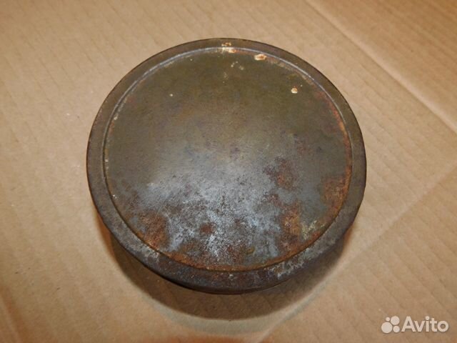 Антикварная, жестяная банка Тахиновая-Ванилиновая