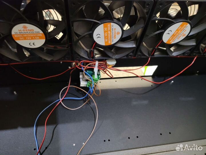 Закрытый корпус для майнинга фермы на 15 карт