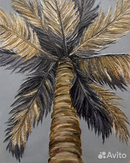 Картина интерьерная пальма