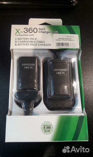 5в1 и 2в1 аккумуляторов для Xbox 360